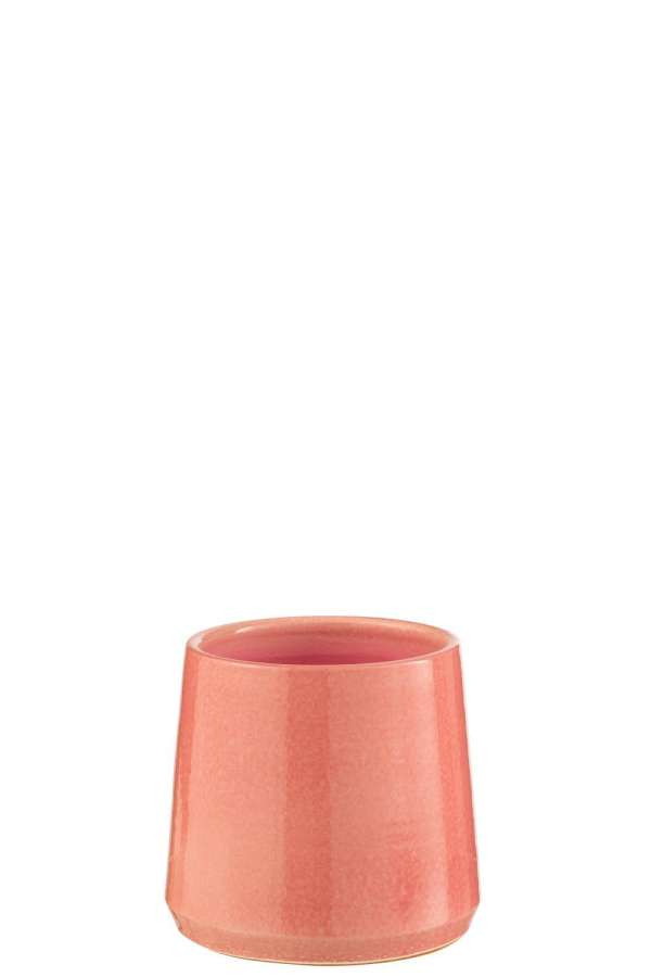 FLOWERPOT ROUND CERAMIC PINK SMALL