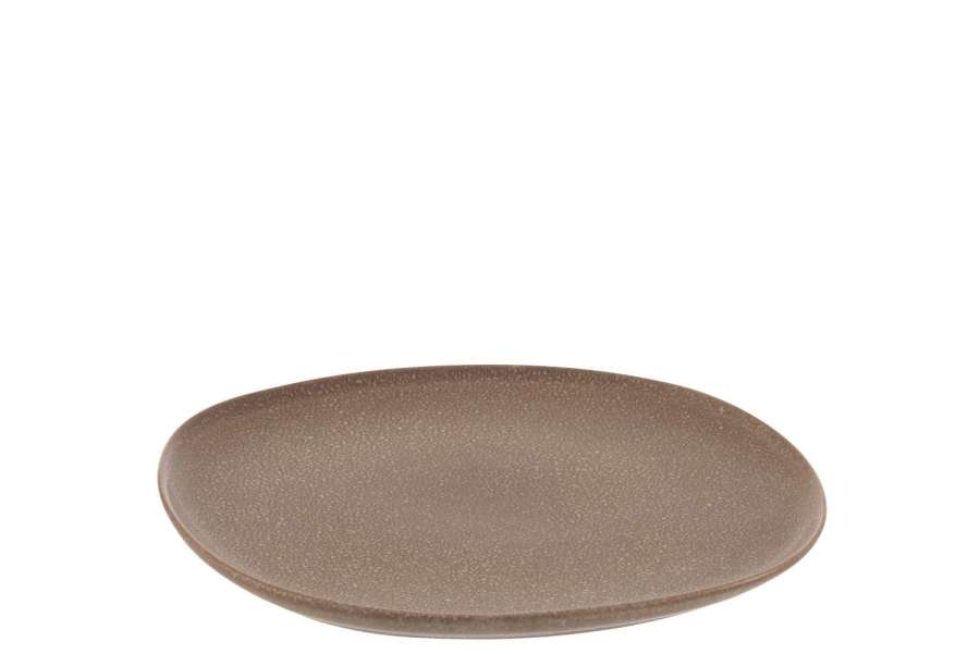 PLATE LOUISE CERAMIC COGNAC MEDIUM