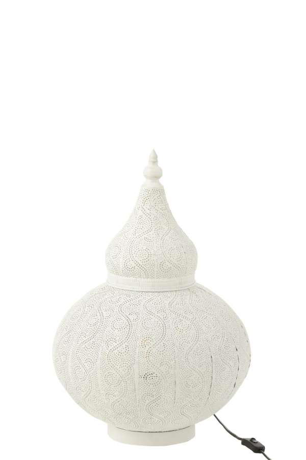 LAMP ALADIN METAL WHITE SMALL