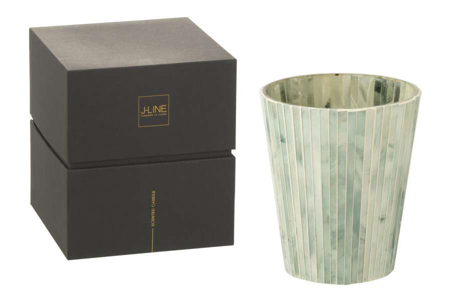 SCENTED CANDLE NOA SEASIDE BLISS LIGHT BLUE LARGE-75HOURS