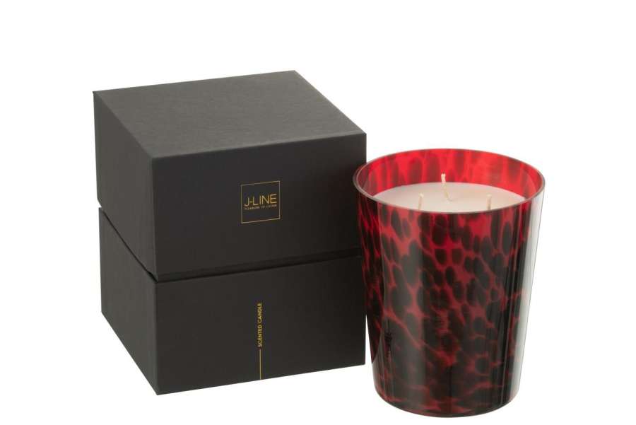 SCENTED CANDLE NOA RED MEDIUM68H