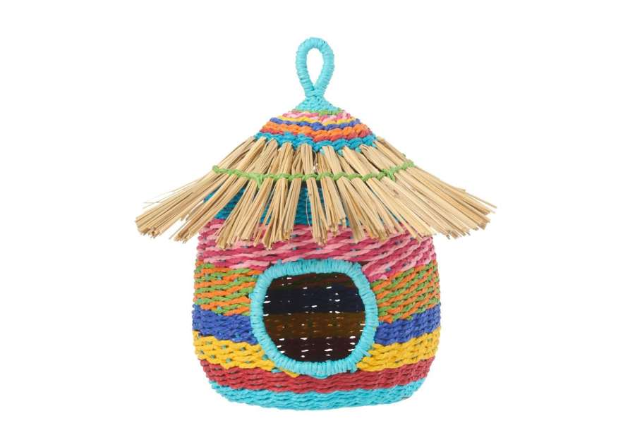 BIRDHOUSE STRIPED PAPER MULTI LARGE