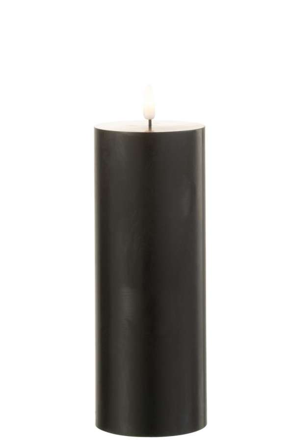 CANDLE LED BLACK LARGE