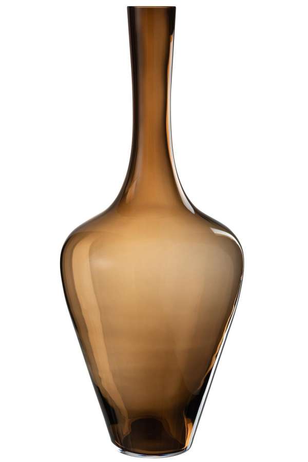 VASE JONI GLASS AMBER LARGE
