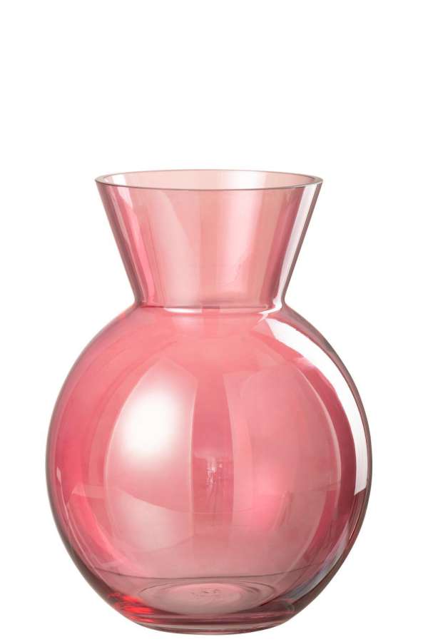 BASE BALL GLASS PINK LARGE