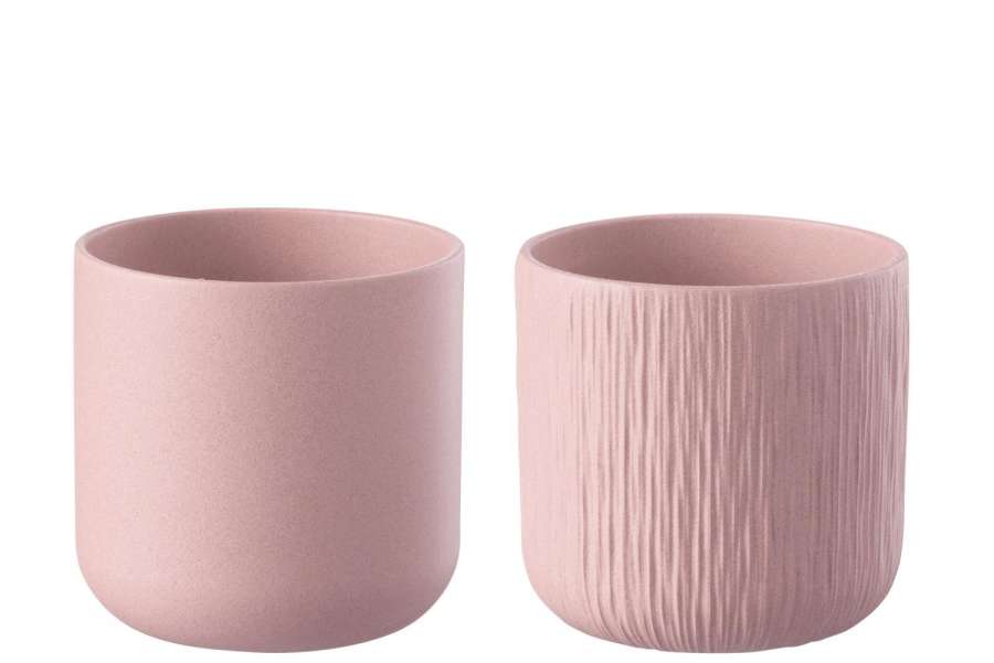 FLOWERPOT GEN CERAMIC PINK EXTRA LARGE ASSORTMENT OF 2