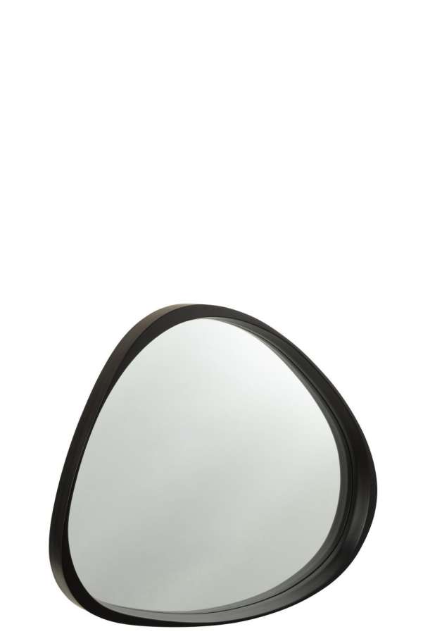 MIRROR GILES MDF/GLASS BLACK SMALL