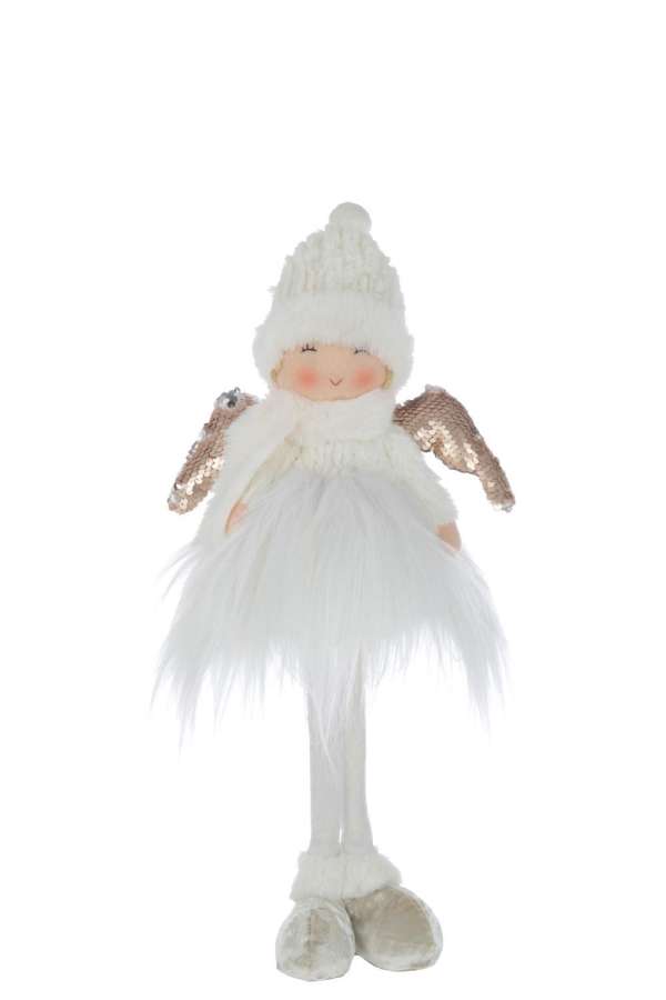 ANGEL HAT TEXTILE WHITE/GOLD