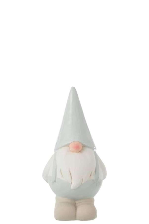 LEPRECHAUN CERAMIC WHITE/LIGHT BLUE SMALL