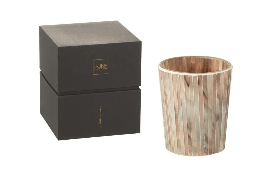 SCENTED CANDLE NOA TENDER ROSE PINK MEDIUM-55HOURS