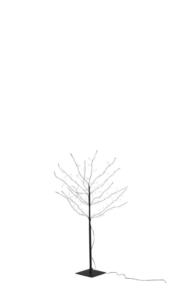 TREE BARE+LED METAL BLACK METAL