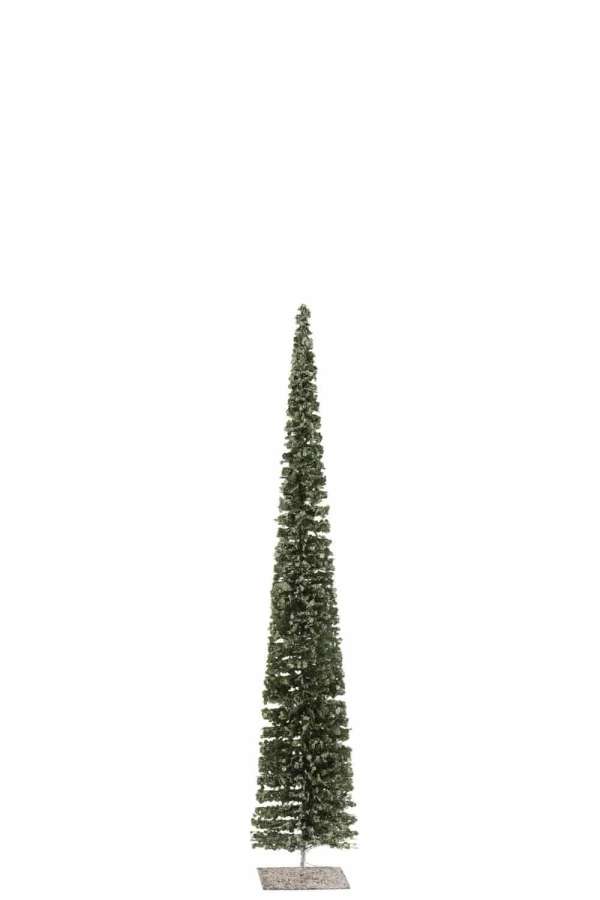 TREE DECO SNOW PLASTIC GREEN LARGE