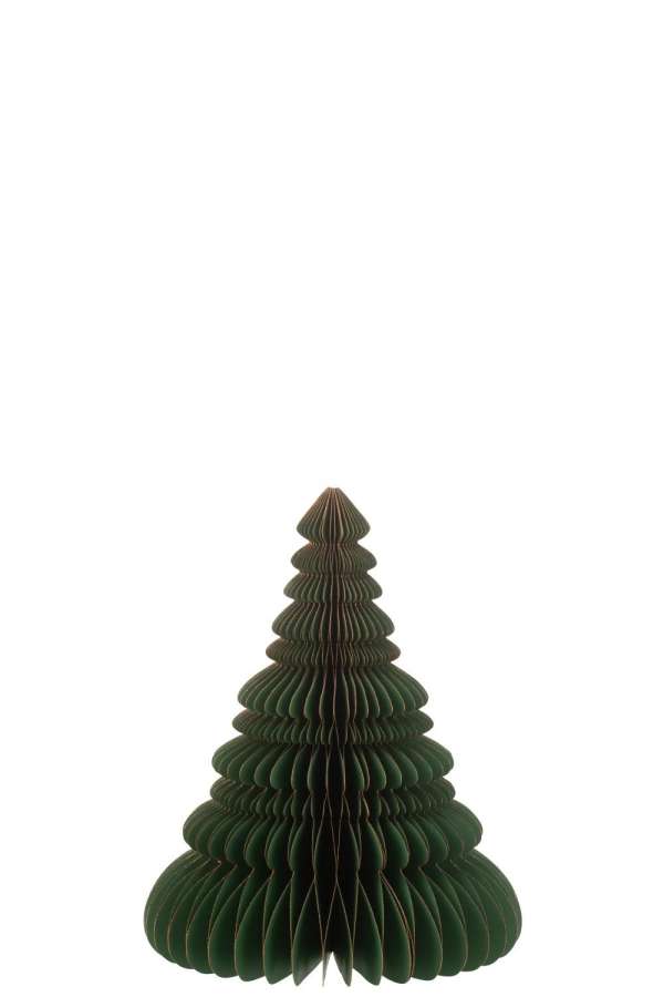 CHRISTMAS TREE PAPER DARK GREEN/COPPER LARGE