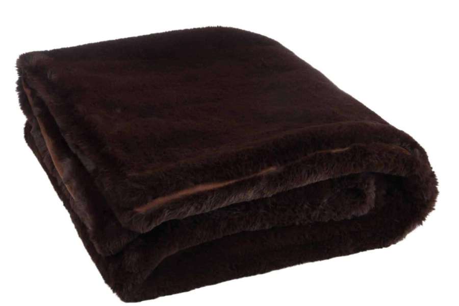 PLAID CUTIE POLYESTER DARK BROWN