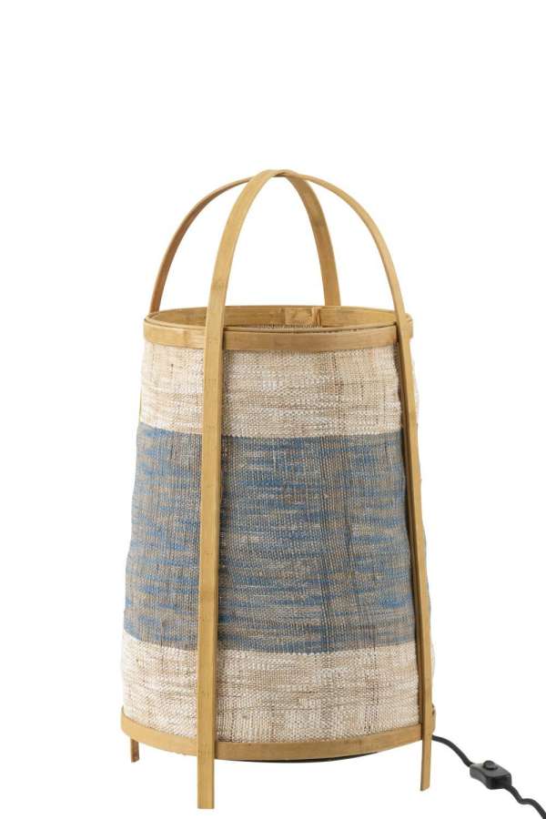 FLOOR LAMP JEAN BAMBOO BLUE