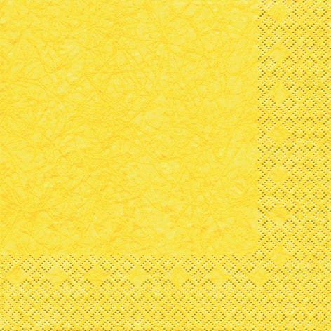 Serviett gul 25X25Cm