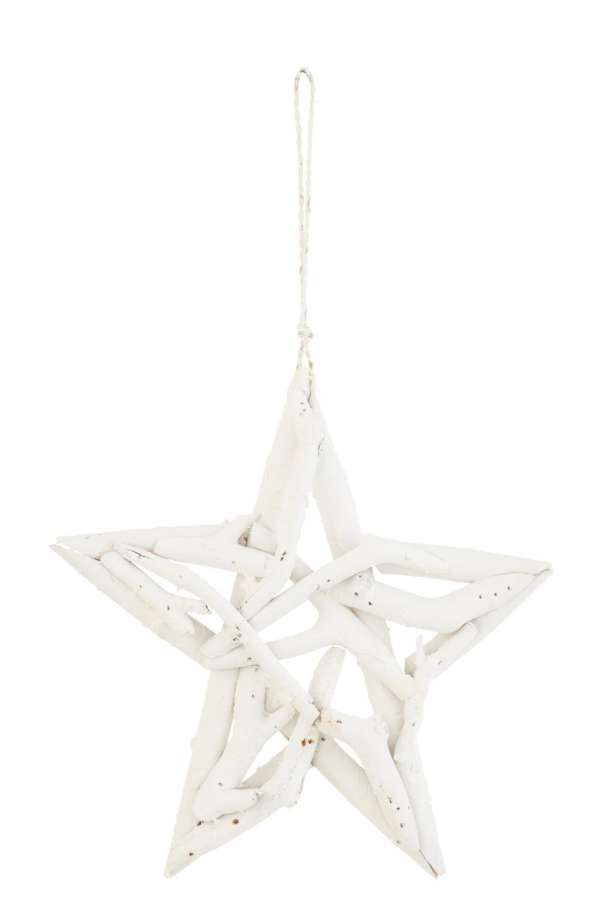 HANGER STAR DRIFTWOOD WHITE LARGE