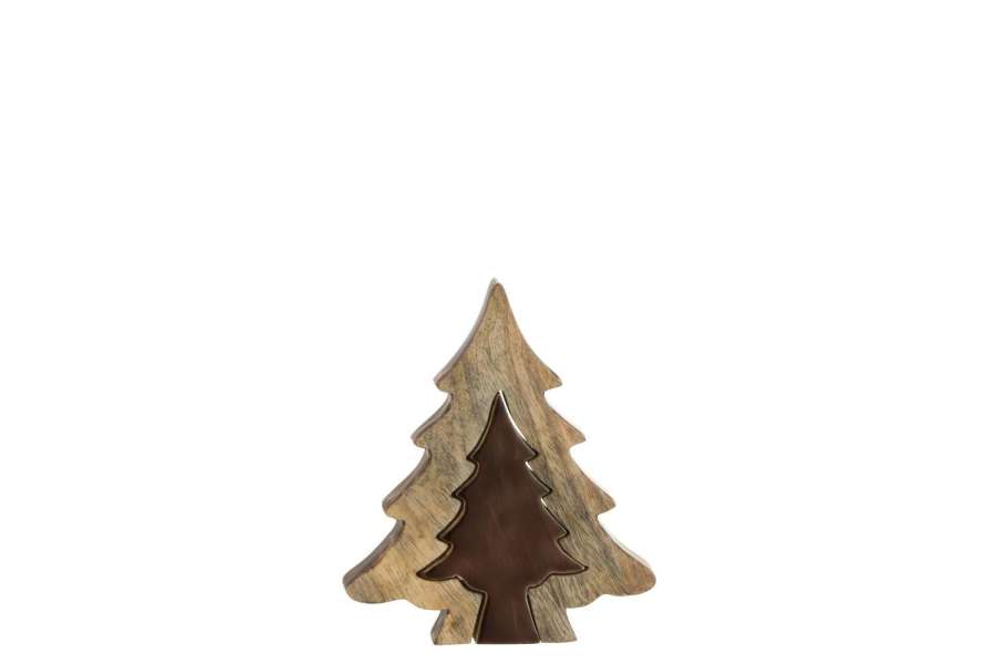 TREE PUZZLE WOOD BROWN/NATURAL SMALL