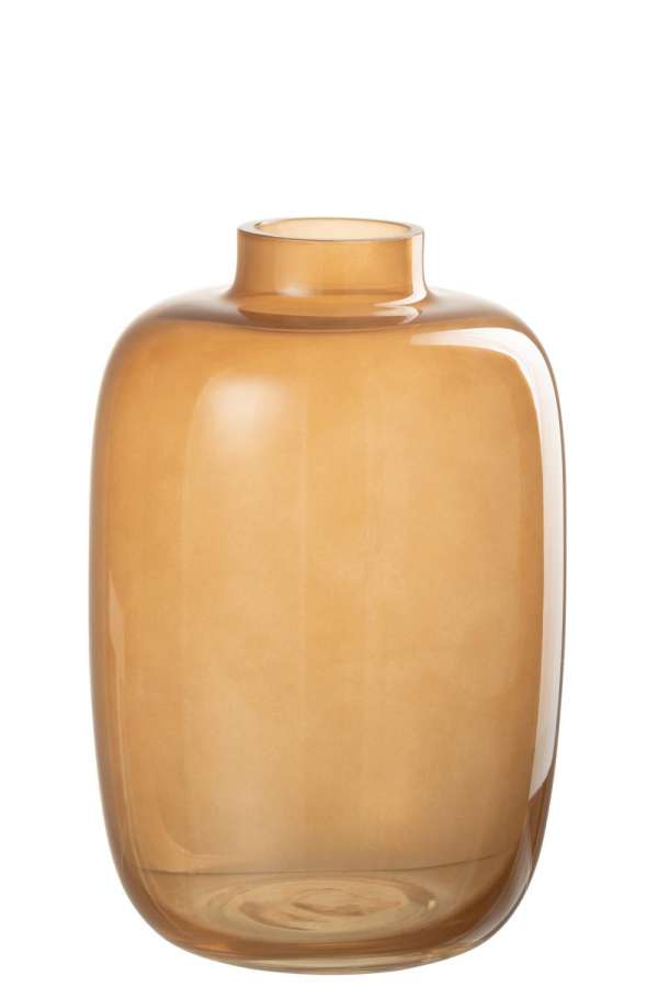VASE RITA GLASS ORANGE SMALL