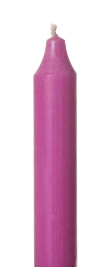 Kronelys Kirilys fra Cidex Rustikk 2,2X18Cm 49 Hot Pink