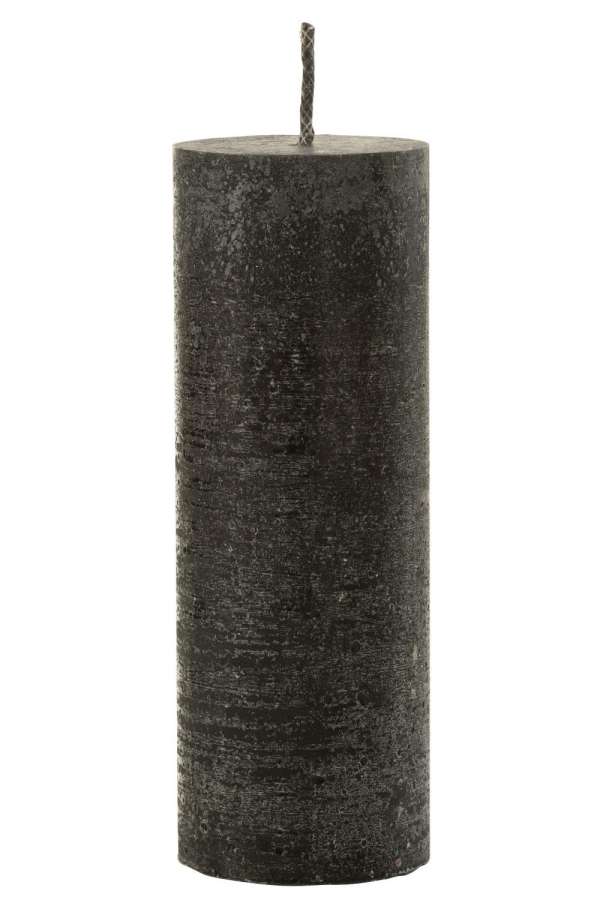 OUTDOOR CANDLE PILLAR PARAFFIN BLACK EXTRA LARGE-50HOURS