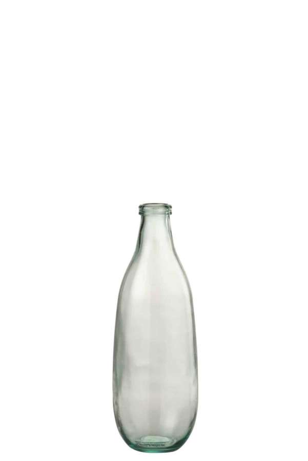 VASE BOTTLE GLASS TRANSPARENT