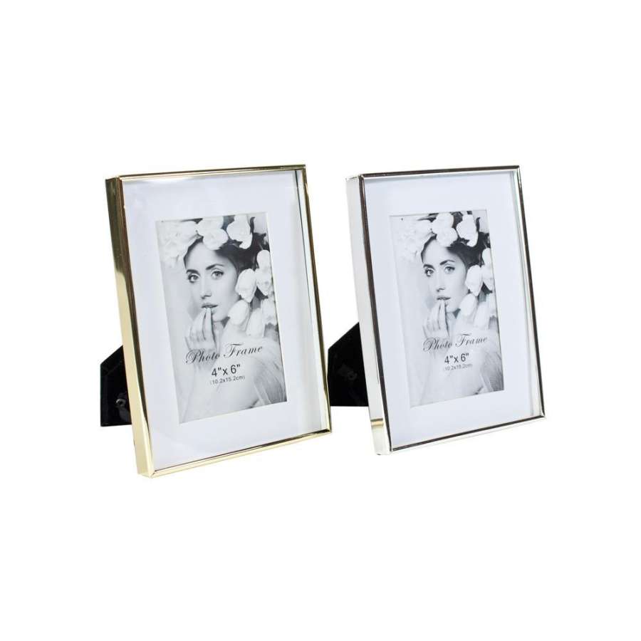 Ramme Metall Gull 16X21Cm