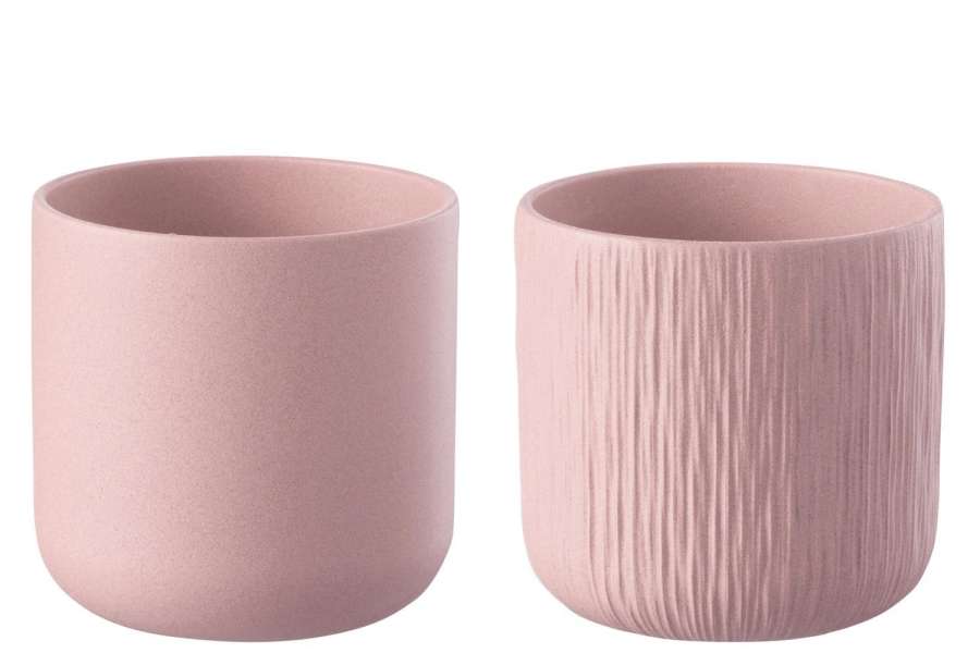 FLOWERPOT GEN CERAMIC PINK XXL ASSORTMENT OF 2