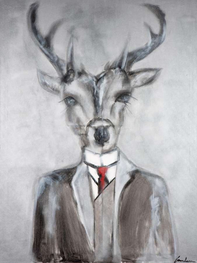 C.Larsåsen -Hr 60x80cm