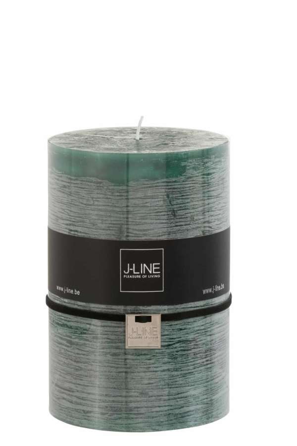 CYLINDER CANDLE DARK GREEN XL -95H