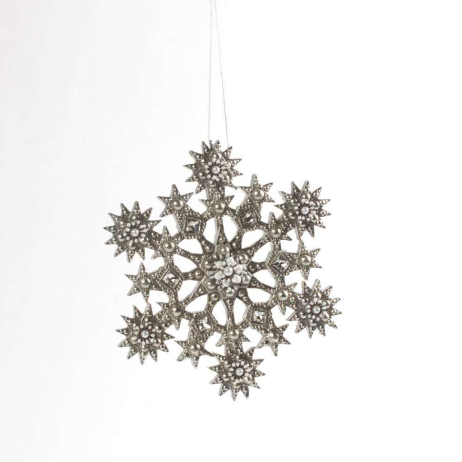 Snøkrystall Sølv 17Cm