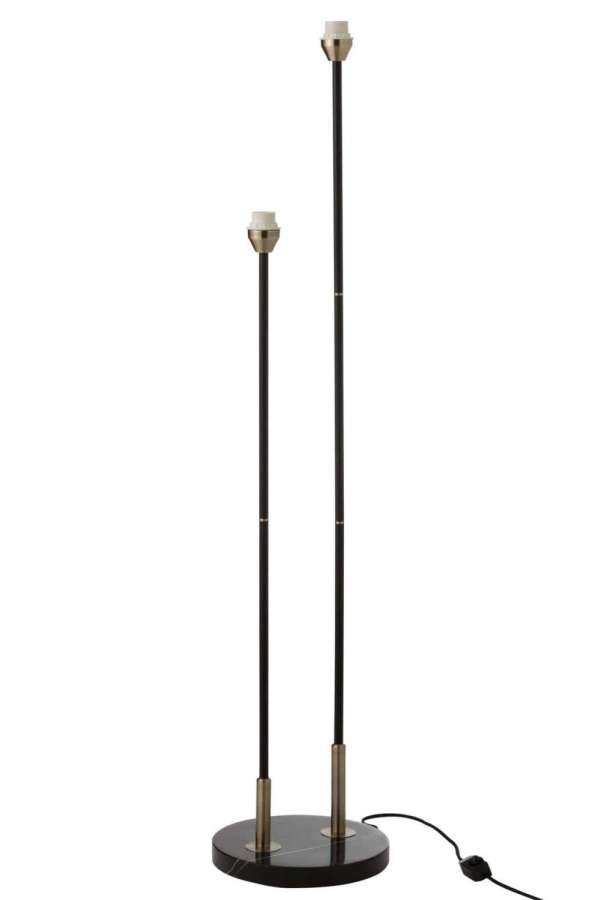 BASE FLOORLAMP BOLLIE STEEL/MARBLE BLACK