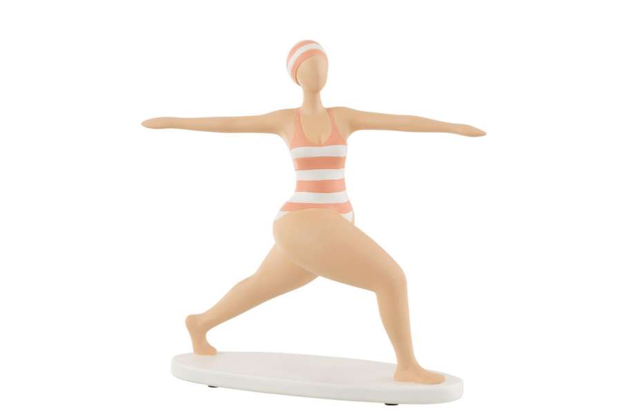 WOMAN YOGA STRETCH POLY ORANGE