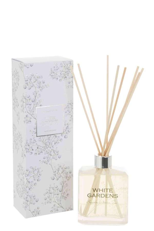 SCENTED OIL+STICKS WHITE GARDENS WHITE