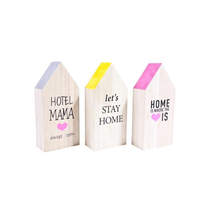 Hus M/Tekst S/3 20Cm