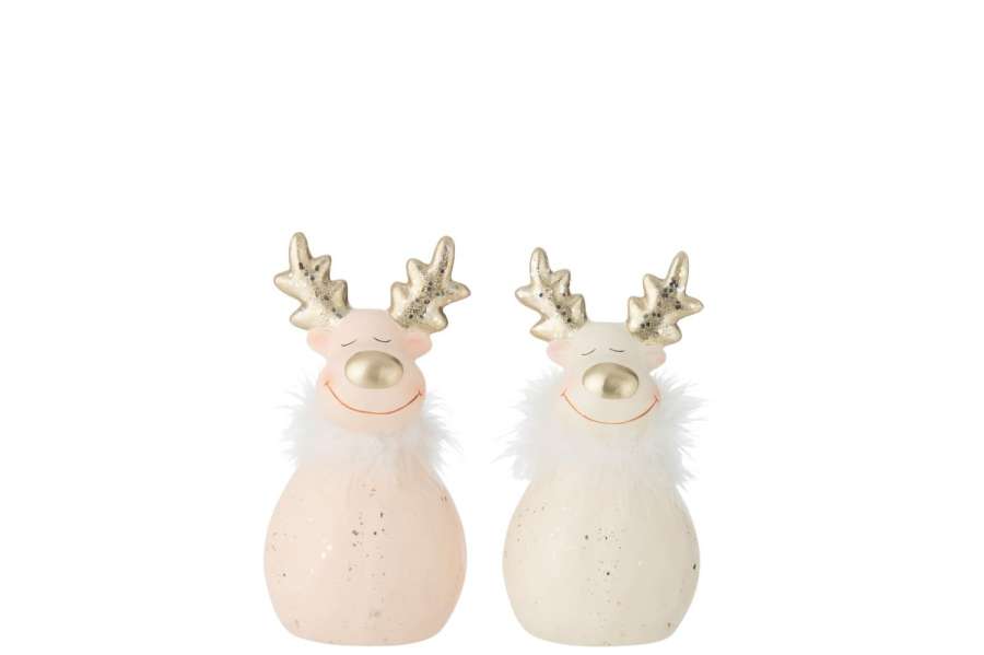 REINDEER FUR CLAY MULTICOLORED LARGE ASSORTMENT OF 2