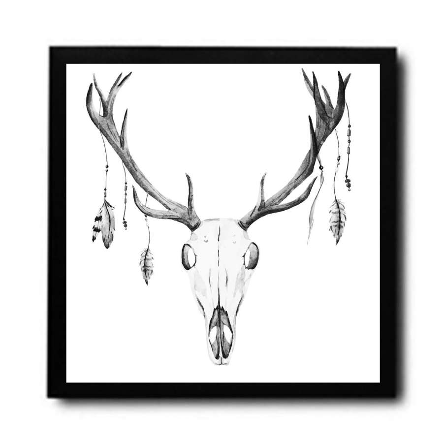 Bilde Canvas M/Ram. Dyrehode 2 50X50Cm