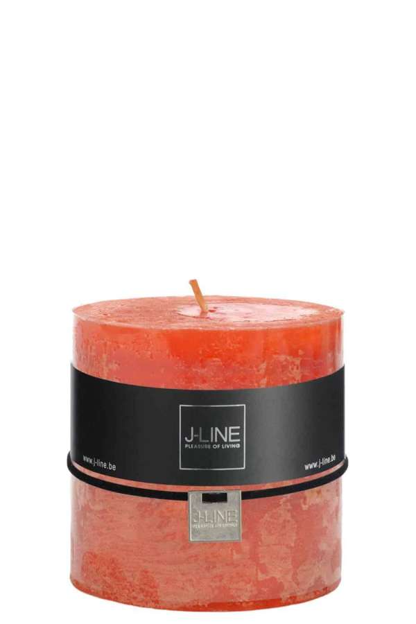 CYL. CANDLE ORANGE -64H J LINE