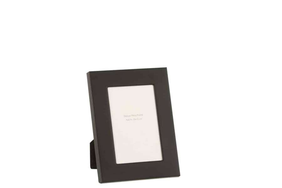 PHOTO FRAME WIDE BORDER 10X15 METAL BLACK SMALL