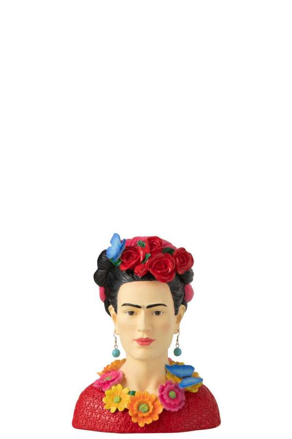BUST FRIDA KAHLO POLYRESIN SMALL