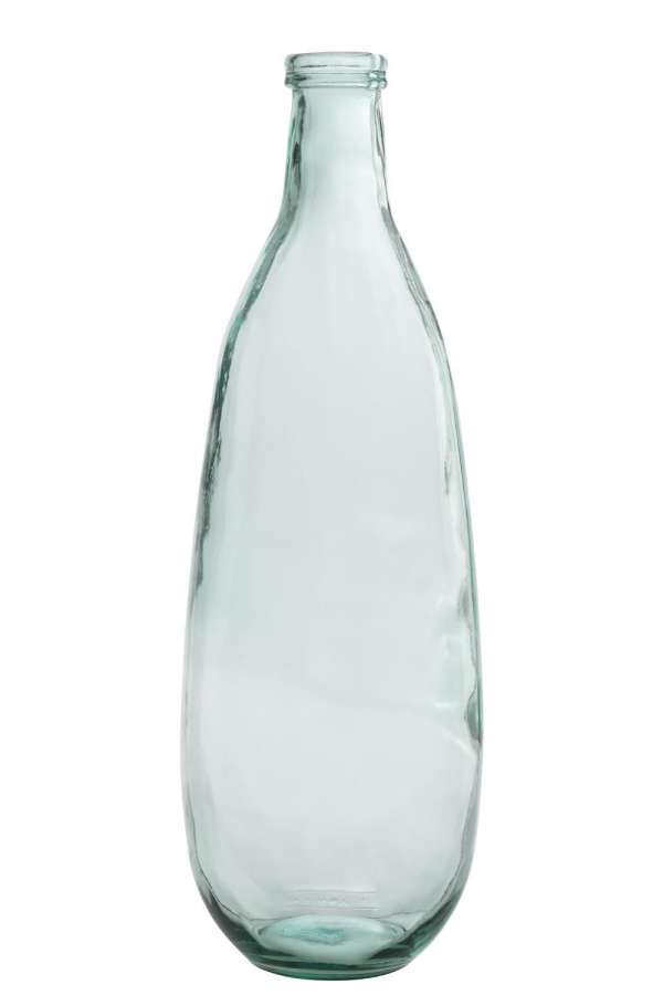 VASE BOTTLE GLASS TRANSPARENT