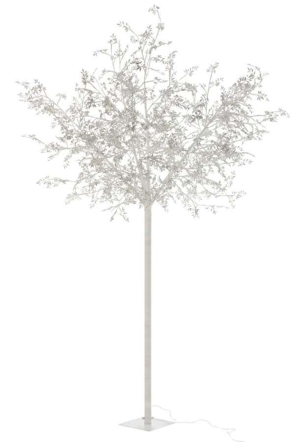 TREE LEAVES GLI+LED METAL SILVER EXTRA LARGE