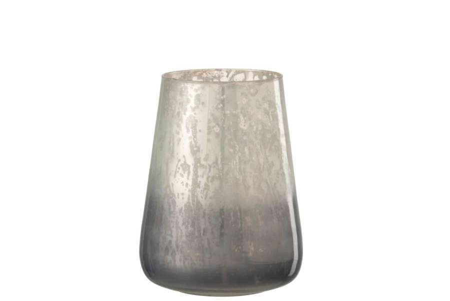 HURRICANE MILKY GLASS GREY LARGE