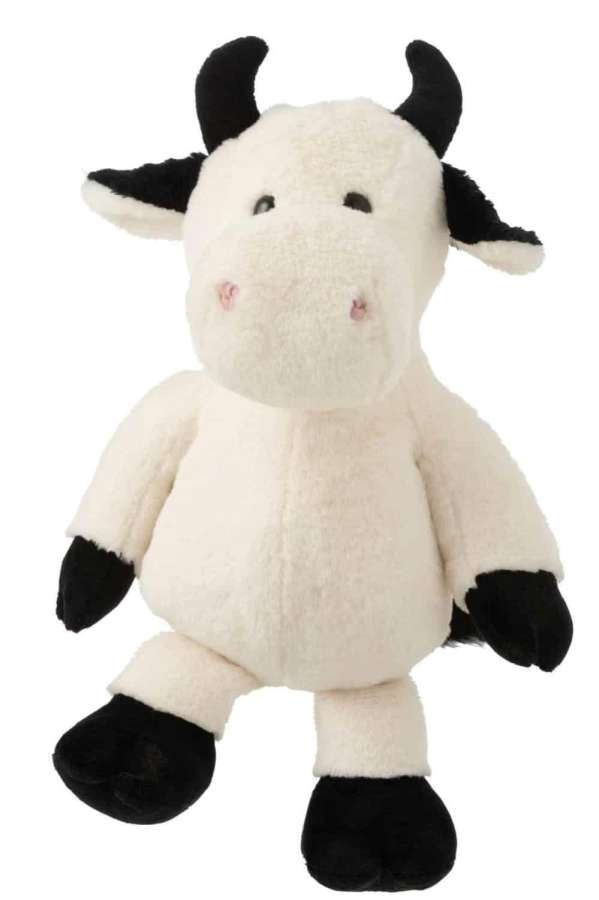 COW PLUSH ECRU/BLACK EXTRA LARGE