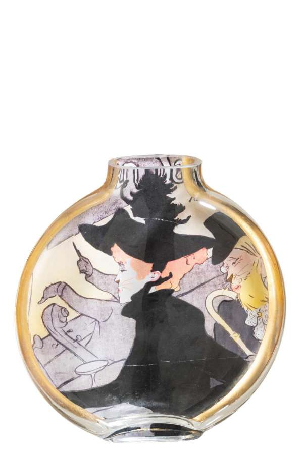 LES CHARTISTES VASE INSPIRÉ PAR DIVAN JAPONAIS LARGE