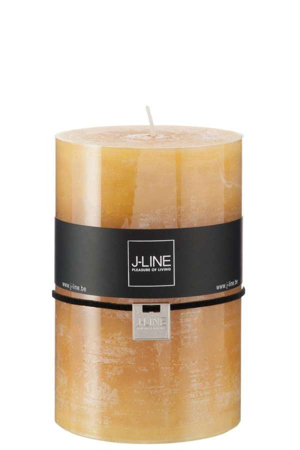 CYLINDER CANDLE OCHRE XL -95H