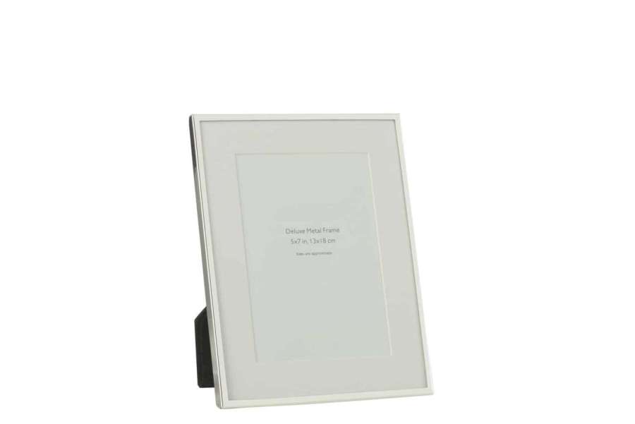 PHOTO FRAME PASSE PARTOUT FNE BORDER 13X18 METAL SILVER MEDIUM