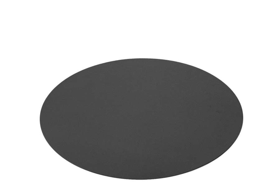 PLACEMAT ROUND PVC BLACK