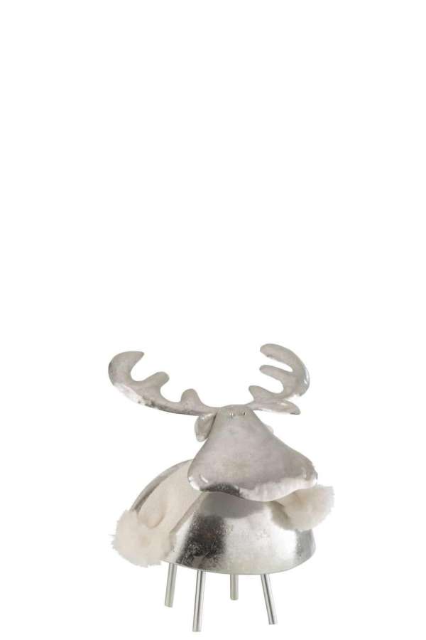 DEER METAL/TEXTILE SILVER/WHITE MEDIUM
