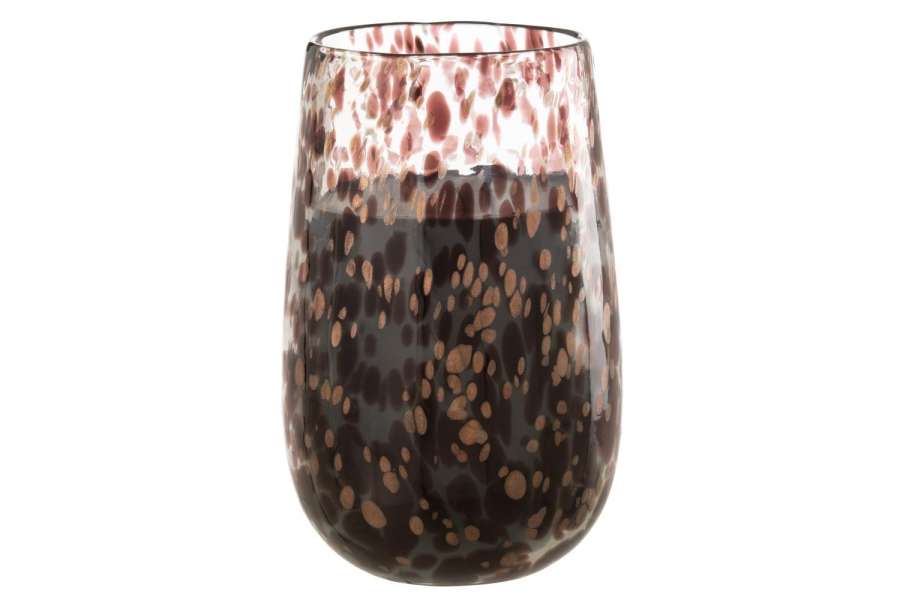 SCENTED CANDLE MIA BLACK/MIX GLASS LARGE-230H